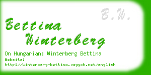 bettina winterberg business card